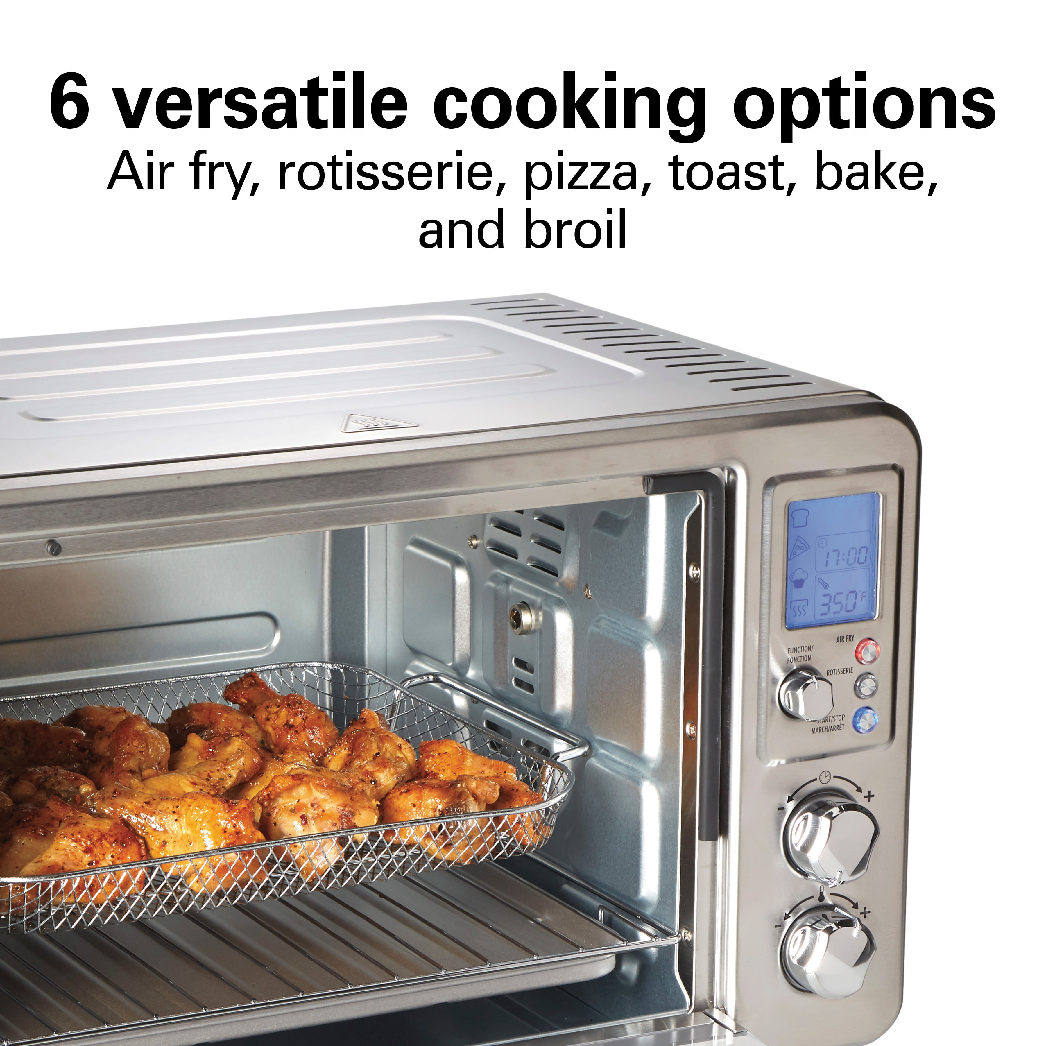 Hamilton Beach Recertified Sure-Crisp® Digital Air Fryer Toaster Oven with  Rotisserie - R31193