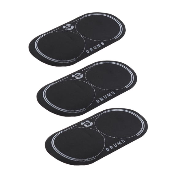 3 Pcs. Double Bass Drum Patch for Drumheads Kick Pad Accessories, High Quality
