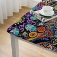 thumbnail image 4 of HAOXIT Square Tablecloth Table Cloth,Colorful Tablecloth Polyester Waterproof Stain Wrinkle Free,Circle tablecloth Indoor and Outdoor Table Cover For Home Kitchen Dining Party Patio Decor 40*40, 4 of 7