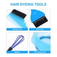 thumbnail image 4 of 5Pcs Practical Hair Dye Tool Kit Complete Hair Coloring Set Useful DIY Dyeing Tool Set Portable Hair Tinting Tool for Home Salon (Blue), 4 of 5