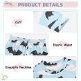 thumbnail image 4 of joogoo Bat and Cloud 2 Piece Long Sleeve Tee and Pants Cotton Pajama Set 4T, 4 of 7