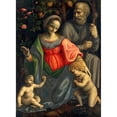 thumbnail image 2 of Bacchiacca 14x18 Gold Ornate Wood Frame and Double Matted Museum Art Print Titled - Madonna and Child with Saint Joseph and Infant Saint John (circa 1550), 2 of 4
