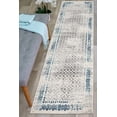 thumbnail image 3 of Bohemian Geometric Area Rug 2'x7' Blue Runner Rug, 3 of 7