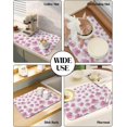 thumbnail image 6 of Spring Floral Dish Drying Mat for Kitchen Counter,Super Absorbent Quick Dry Coffee Bar Mat Pad Thin Diatomaceous Sink Mat Non Slip Dish Drainer Mat 16x18 Pastoral Pink Ombre Flowers Botanical Filling, 6 of 6