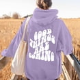 thumbnail image 2 of WEAIXIMIUNG Robe Sweat-Shirt Filles Mode Décontractée Imprimé à Capuche Manches Longues avec Poche Haut, 2 of 4