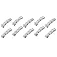 thumbnail image 2 of 100pc Stainless Steel Cable Clips - 0.2-0.3 Inch Wire Management For Solar Panels & Trailers 2 of 5