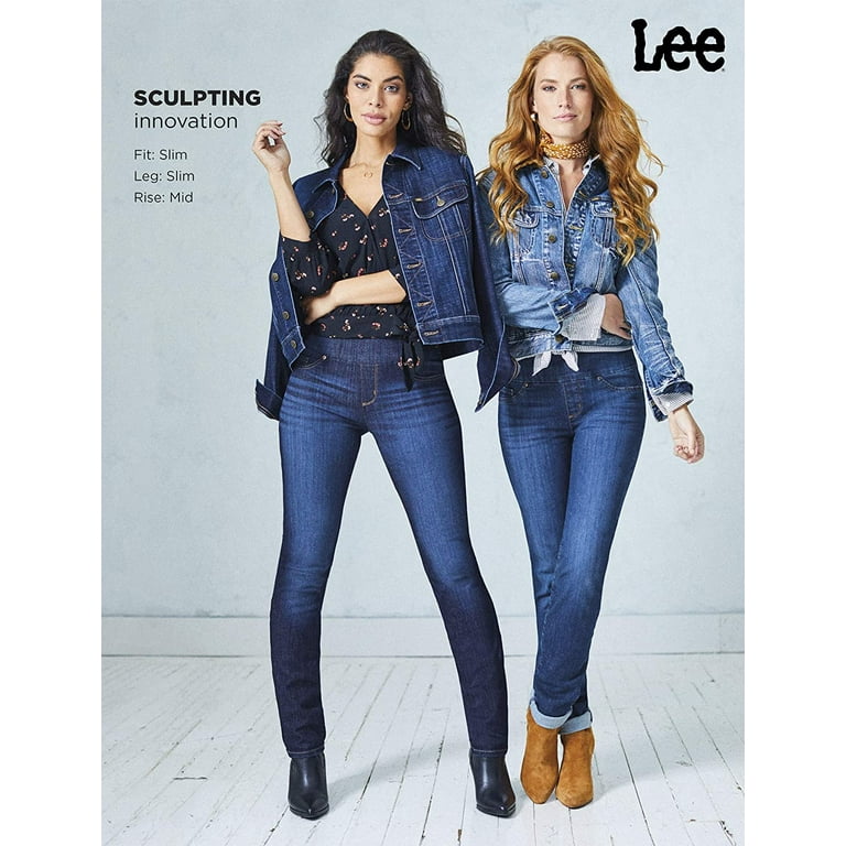Lee Women s Sculpting Slim Fit Slim Leg Pull On Jean