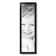 thumbnail image 2 of ArtToFrames 7" x 24" Satin Black Tall Picture Frame, 7x24 inch Black Wood Poster Frame (WOM-1852), 2 of 8