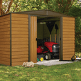thumbnail image 5 of Arrow Storage Products 8 x 6 ft. Double Door Metal Storage Shed, Brown and Black, 5 of 8