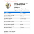 thumbnail image 2 of Alternator - Compatible with 1972 - 1974 Chevy C20 Pickup 1973, 2 of 2