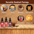 thumbnail image 3 of Bab Louie & Co. Non-Alcoholic Bitters Set – Cherry, Orange, Aromatic Bitters for Cocktails, Mocktails, Whiskey – 30ml/1oz Each, Non-Alcoholic Drinks Bitter – Makes 30 Drinks – Bar Essentials, 3 of 5