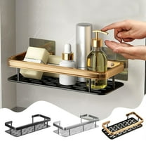 AYktou Shower Caddy,Bathroom Shelves,Rustproof Stainless Steel Shower Shelves Apartment Essentials No Drilling Bathroom Storage Shower Caddy Hanging for Bathroom Storage & Home Decor