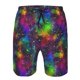 thumbnail image 3 of Balery Bright Universe Traje de Baño Estilo Hawaiano para Hombre, Shorts de Secado Rápido con Bolsillos-Small, 3 of 6
