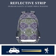 thumbnail image 4 of ALAZA Mardi Gras Flower Laptop Backpack Purse Travel Bag Casual School Bookbag Rucksack for Women Men, 4 of 6