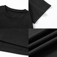 thumbnail image 3 of Camiseta de mujer con cuello redondo, camiseta clásica de manga corta para uso diario femenino M, 3 of 4