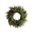 thumbnail image 2 of Qwtwty Artificial Christmas Wreath for Front Door, Christmas Decorations Artificial Wreath Hanging Ornament for Wall Window Holiday Decor, 2 of 6