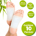 thumbnail image 4 of 10 Parches Desintoxicantes Para Pies Kiyome Kinoki Bambú, 4 of 7