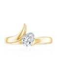 thumbnail image 4 of Rosec Jewels Lab Grown Diamond Designer Engagement Ring, 0.6 Carat, EF-VS Grade, 10K Yellow Gold, US 9.00, 4 of 8