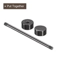 thumbnail image 4 of Unique Bargains 8Pack Metal Bag Strap Connect Buckles,38x42mm Purse Screw Fixing Rivets (Metallic Black), 4 of 7