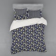 thumbnail image 2 of Ambesonne Saying Bedding Set 3 Pcs, Sleeping Moon Star, Twin XL, Dark Purple Pale Blue, 2 of 3