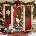 thumbnail image 6 of Merry Christmas Door Hanging Backdrop Decorations, Durable Door Covers for Festival Party Decor 79.92×35.83Inch Multicolor, 6 of 6