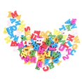 thumbnail image 2 of 100pcs Multi Color Wooden Puzzle Toys for Craft Use 15mm, 2 of 2