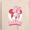 thumbnail image 3 of Mickey & Friends - Minnie Pink - Women's Lightweight French Terry Long Sleeve Shirt, 3 of 5