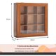 thumbnail image 5 of Wooden Spice Box 9.45 Inch - Decorative Organizer with Glass Lid, 9 Fixed Compartments , Spice Storage Container, Ideal for Seasonings & Herbs, Perfect for Gift, 5 of 5