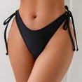 thumbnail image 2 of yueewhu Women's Bikini Bottom Side Tie Cheeky Bathing Suit High Cut Swimsuit (Black, XL), 2 of 7