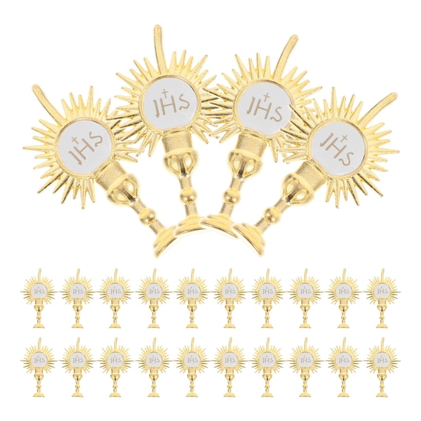 24 adornos para fiestas religiosas, decoración para iglesias, accesorios de fotografía, decoración de luz sagrada