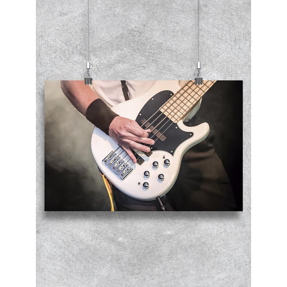 Bass Guitar Musician Poster -Image by Shutterstock
