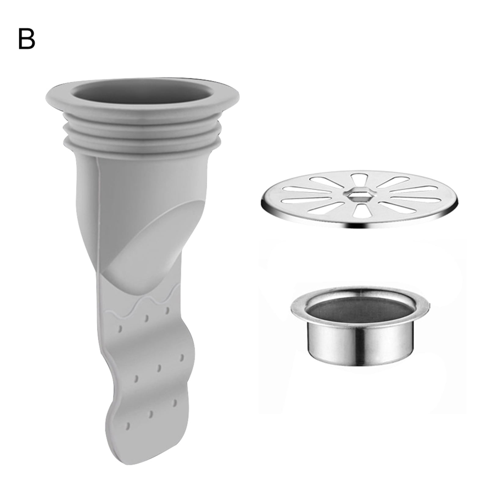 Shower Floor Drain Backflow Preventer, Waterless Trap Seal, One Way