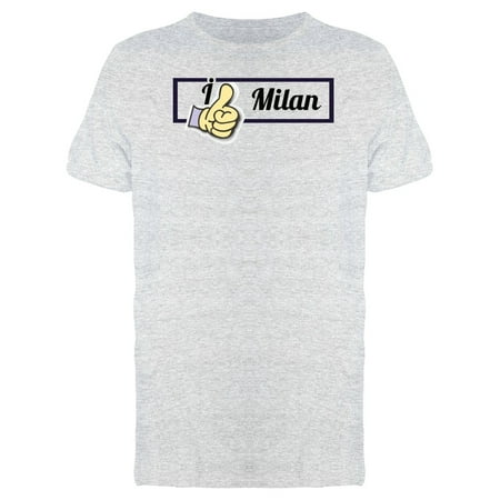Milan Home Shirt - I Like Milan Thumbs Up Tee Men's -Image by Shutterstock