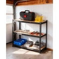 thumbnail image 2 of Heavy Duty Garage Shelving Units,3-Tier Adjustable Storage Shelves,48x18x36 Inch ,Loads 1320 LBS,Adjustable Garage Storage Shelving, Metal Storage Utility Rack Shelf Unit, 2 of 8