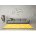 thumbnail image 3 of Ahgly Company Indoor Rectangle Abstract Yellow Contemporary Area Rugs, 8' x 10', 3 of 4