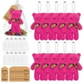 thumbnail image 2 of 10 mini ositos de peluche para baby shower, pequeños osos de peluche a granel, mini osos de peluche de 4,7 pulgadas con etiquetas de agradecimiento y bolsas de organza, recuerdos de fiesta, 2 of 7