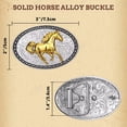 thumbnail image 3 of JASGOOD Kids Western Belt for Boys Girls Removable Buckle and Adjustable Embossed Leather Cowboy Cowgirls Belts, 3 of 8