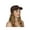 Brown, variant on Womens Flower Sequin Trim Baseball Cap - Lime Green