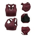 thumbnail image 6 of YouLoveIt Women's High Impact Support Sports Yoga Bra Breathable Top Fitness Women Yoga Gym Crop Bra Wirefree Mesh Racerback Top Lift Up Yoga Bras, 6 of 7