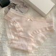 thumbnail image 2 of 3 Pack Woman Underwear Hipster Mid Waist Full Coverage Strech Ladies Panties,Pink,XL, 2 of 4