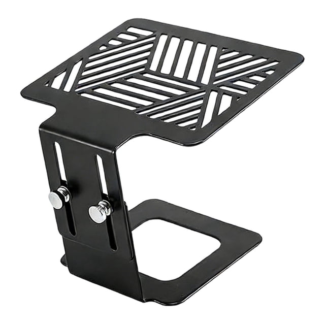 veasfak Support de Balance à Café Accessoire Protection Antidérapante Support Robuste Acier Inoxydable Noir