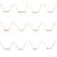 thumbnail image 5 of Collar de amistad Sonducket con letras en inglés oro rosa, 5 of 6