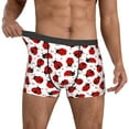 thumbnail image 2 of Cauagu Ladybug And Heart Print Boxer Briefs for Men,Comfortable Breathable Men's Underwear Moisture Wicking Underpants -XX-Large, 2 of 8
