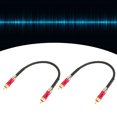 thumbnail image 4 of To  Sound Cable,  Cable Easy To Identify Male To Male Gold Plated Connector  For TV For  For Home Stereo Sound System 0./1.0ft Red, 4 of 8