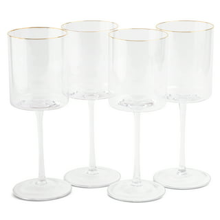 Louisville Cardinals Set of 2 Traditional White Wine Table Glasses