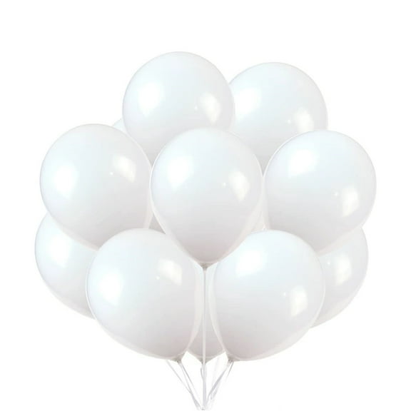 White Balloons, 20 pcs 18 Inch Matte White Balloons, White Latex Balloons for Balloon Garland or Balloon Arch as Party Decorations, Birthday Decorations, Baby Shower Decorations