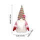 thumbnail image 2 of Fiudx Colgante Navideño de Rodolfo de Ratán, Decoración de Duende de La Suerte, Adorno de Gnomo Artesanal, Decoración para El Árbol de Navidad, Decoración para Habitación, Tamaño 20 X 11 X 7 Cm, 2 of 2