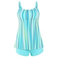 thumbnail image 5 of FcBaudy Maillot de Bain 2 Pcs pour Femmes, Maillots de Bain pour Femmes, Maillot de Bain d'Été Grande Taille Imprimé Bikini Maillot de Bain Séparé Maillot de Bain polyester pour Femmes, 5 of 5