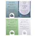 thumbnail image 2 of Something Different - Piedra Caída Stress Less Healing - Pack de 3 (Verde, Transparente, Azul Oscuro), 2 of 2
