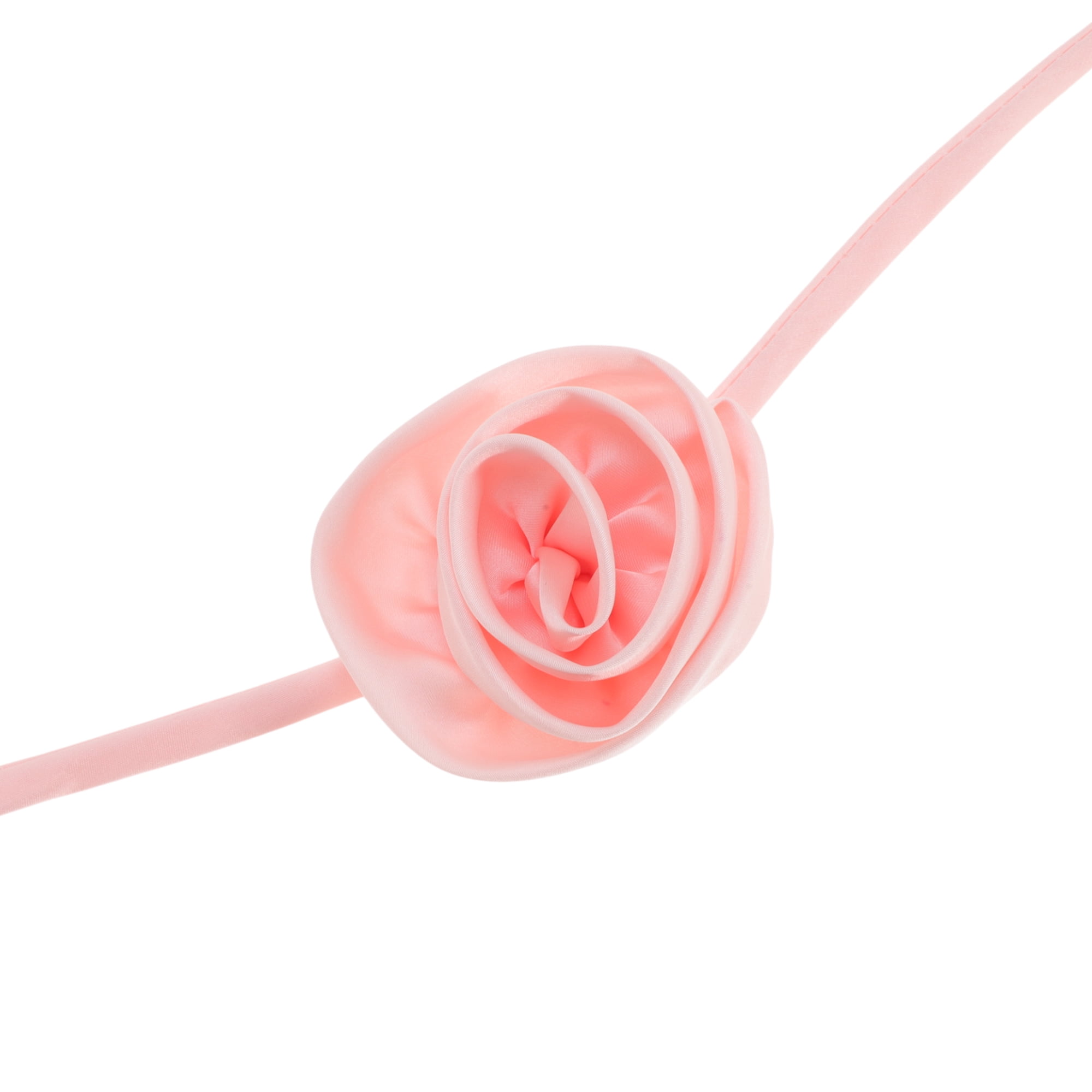 Unique Bargains Rose Adjustable Choker Necklace for Women 1Pc Pink